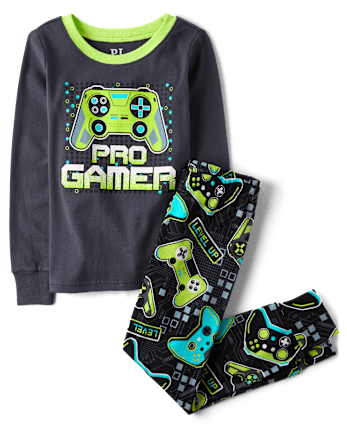 Boys Pro Gamer Snug Fit Cotton Pajamas