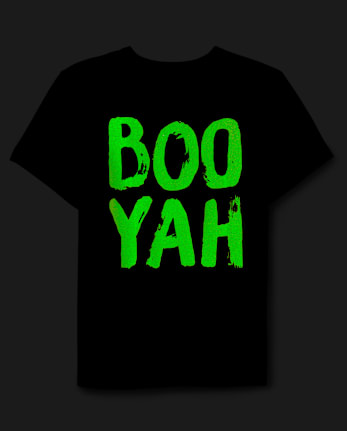 Camisetas estampadas Boo Yah para niños