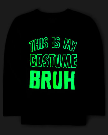 Boys Glow Costume Graphic Tee