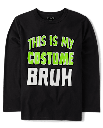 Boys Glow Costume Graphic Tee