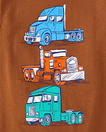 Baby And Toddler Boys Truck Graphic Tee