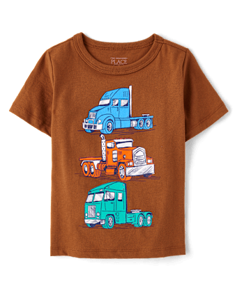 Baby And Toddler Boys Truck Graphic Tee