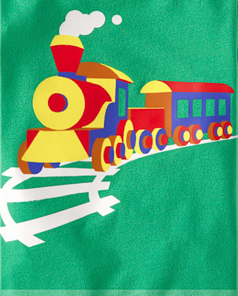 Baby And Niños pequeños Boys Train Camisetas estampadas