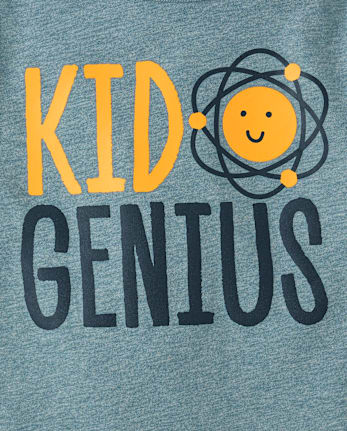 Baby And Toddler Boys Kid Genius Graphic Tee