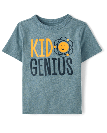 Baby And Toddler Boys Kid Genius Graphic Tee