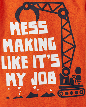 Baby And Niños pequeños Boys Mess Making Camisetas estampadas