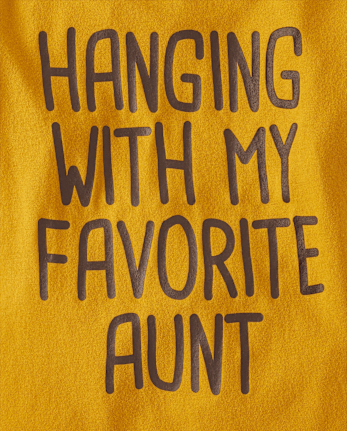 Baby And Niños pequeños Boys Favorite Aunt Camisetas estampadas