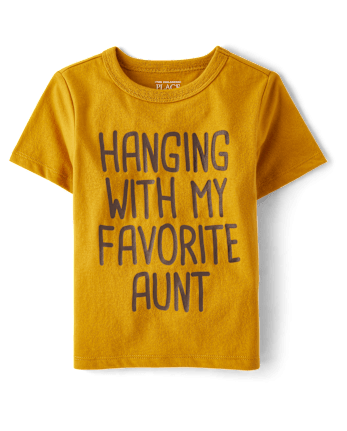 Baby And Niños pequeños Boys Favorite Aunt Camisetas estampadas