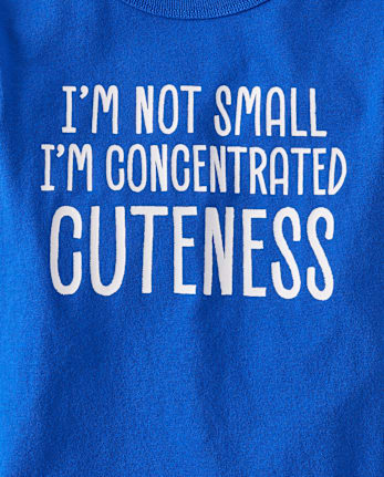 Baby And Toddler Boys Concentrated Cuteness Graphic Tee