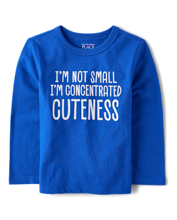 Baby And Toddler Boys Concentrated Cuteness Graphic Tee