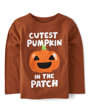 Baby And Toddler Boys Cutest Pumpkin Graphic Tee