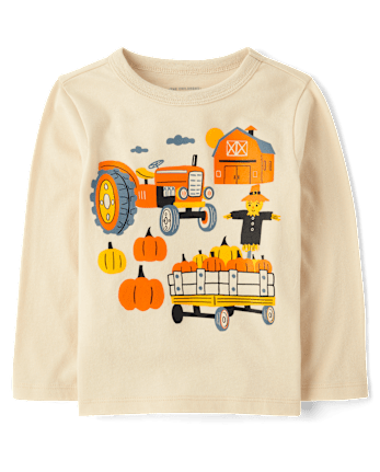 Baby And Toddler Boys Farm Graphic Tee