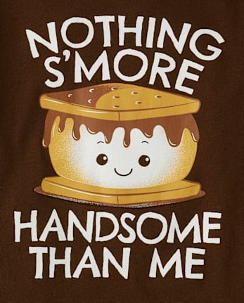 Baby And Niños pequeños Boys S'more Handsome Camisetas estampadas