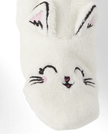 Pyjama une pièce en polaire à motif chat pour bébés et petites filles