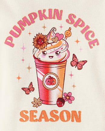 Baby And Toddler Girls Pumpkin Spice Season Snug Fit Cotton Pajamas