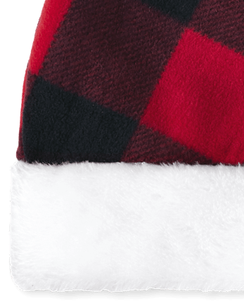 Kids Matching Family Plaid Santa Hat