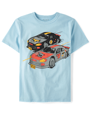 Boys Racecar Graphic Tee