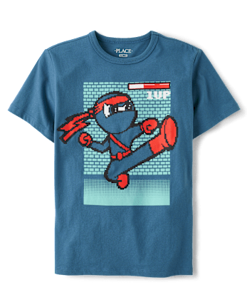 Boys Ninja Gamer Graphic Tee