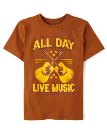 Boys Live Music Graphic Tee