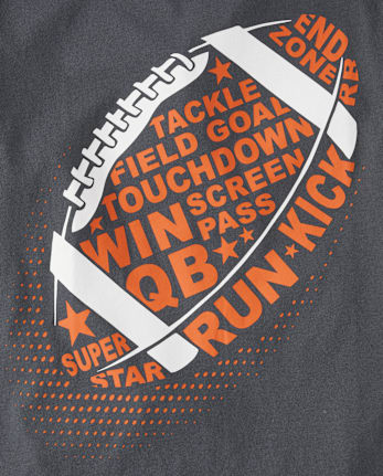 Boys Football Graphic Tee