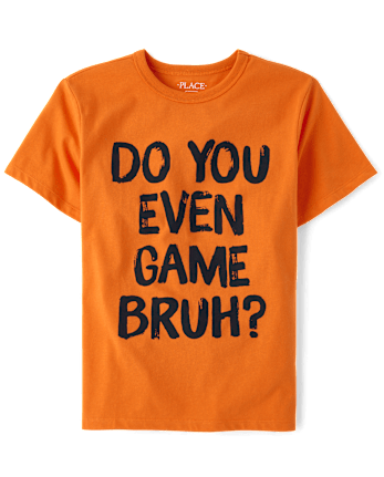 Camiseta gráfica Game Bruh para niños