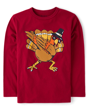 Boys Turkey Dab Graphic Tee