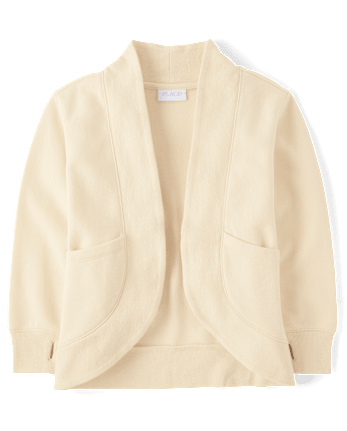 Tan open front cardigan sales