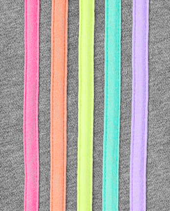 Girls Side Stripe Fleece Jogger Pants