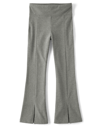 Girls Split Flare High Rise Leggings