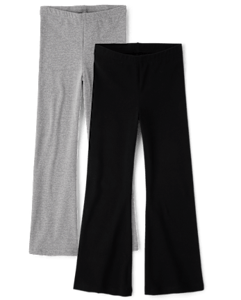 Girls Flare Leggings 2-Pack