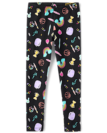 Girls Print Leggings