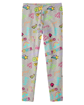 Girls Print Leggings