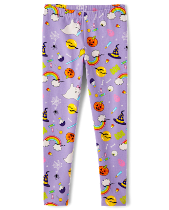 Girls Halloween Leggings