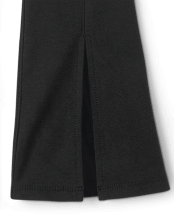 Girls Split Flare Ponte Knit Jeggings