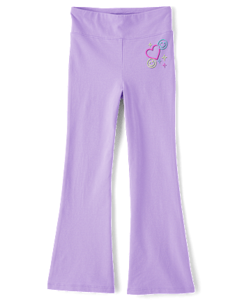 Girls Icon High Rise Flare Leggings