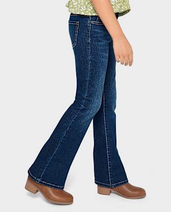 Jeans évasés pour filles