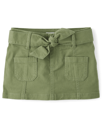 Girls Patch Pocket Skirt