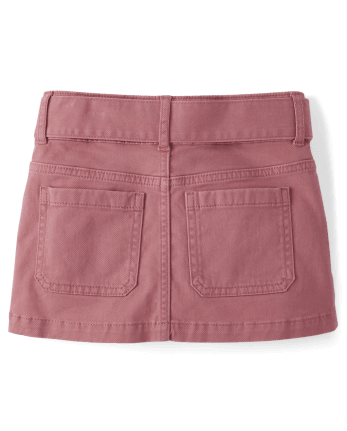 Girls Patch Pocket Skirt