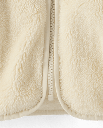 Chaqueta Niña Sherpa Con Cremallera