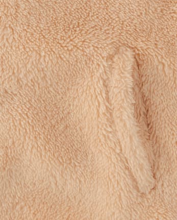 Veste zippée en sherpa pour fille