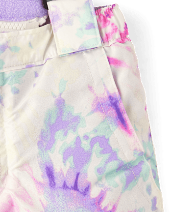 Salopette de neige imprimée pour fille