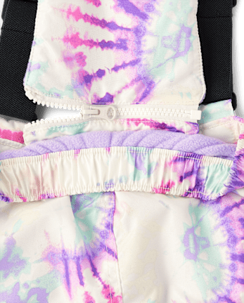 Salopette de neige imprimée pour fille