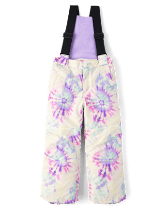 Salopette de neige imprimée pour fille