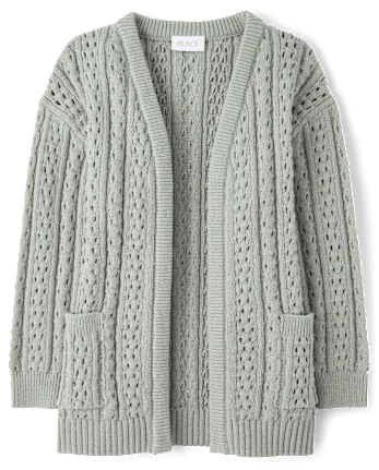 Girls long sleeve cardigan outlet