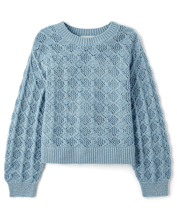 Girls Stitched Sweater