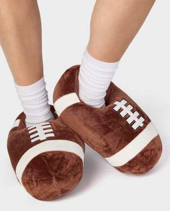 Adult Matching Family Football Slippers