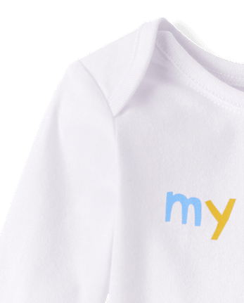 Body unisex con estampado de primer cumpleaños para bebé