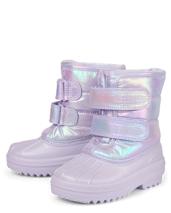 Toddler Girls Iridescent All Weather Boots