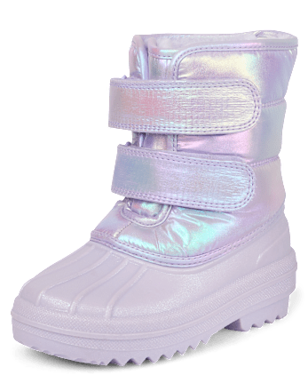 Children's place iridescent boots sales