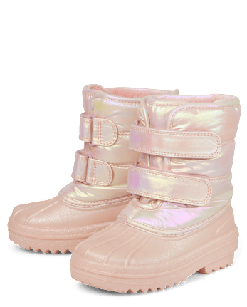 Toddler Girls Iridescent All Weather Boots